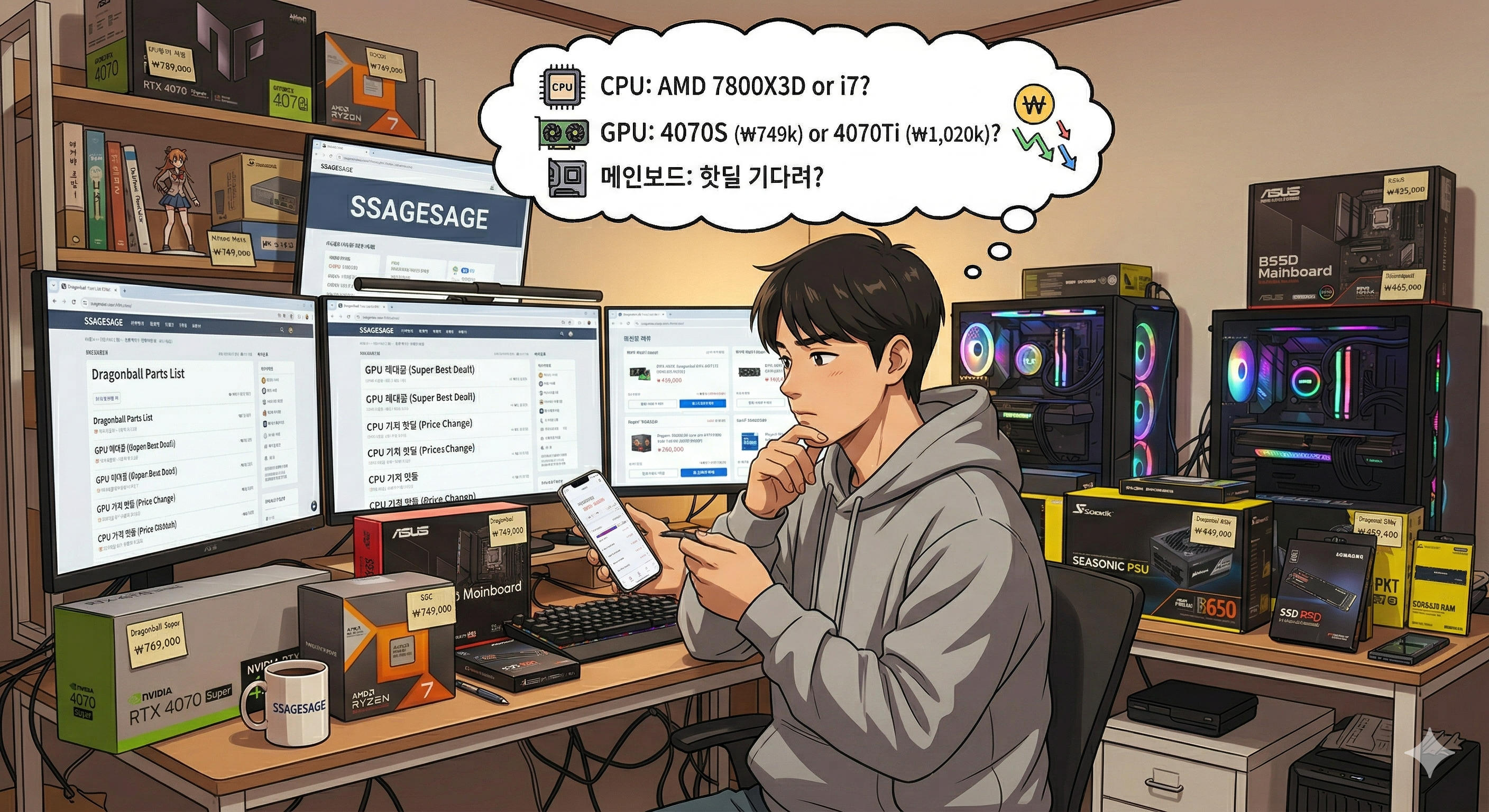 초보자를 위한 가성비 컴퓨터 조립 및 구매 가이드