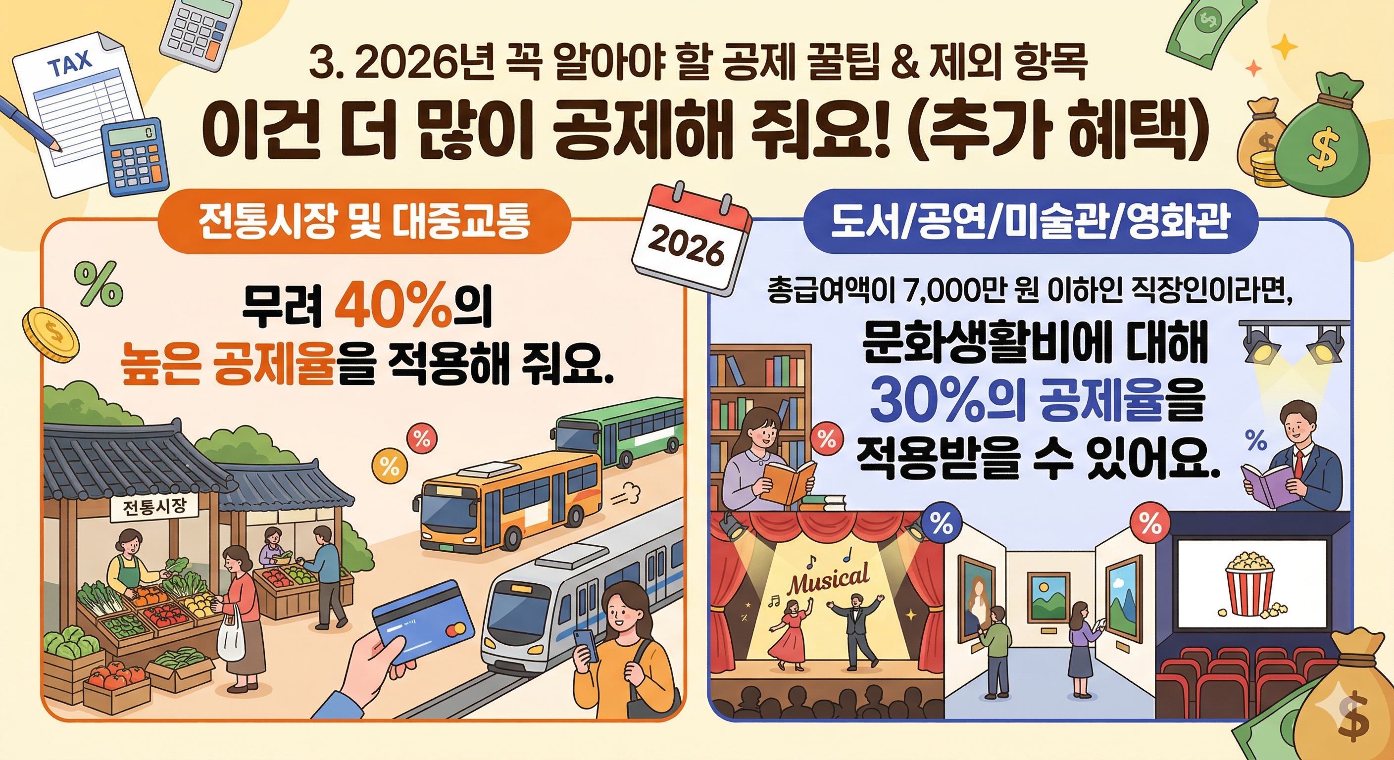 신용카드 추가공제항목
