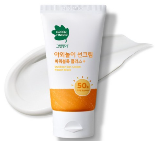 그린핑거 야외놀이 선크림 파워블록 플러스