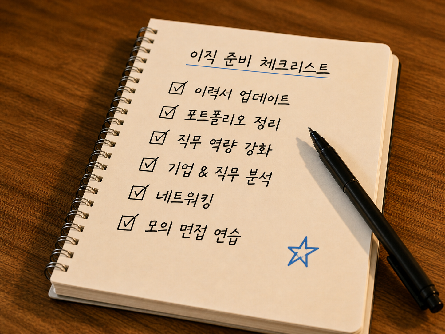 이직 준비 체크리스트